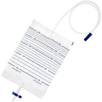Punga urinara adulti, sterila, cu evacuare T - 2000ml (10 bucati)
