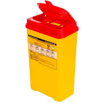 Recipient 1.15 litri, plastic, deseuri medicale intepatoare / taioase (1 bucata)