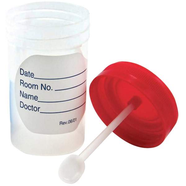 Coprorecoltor 60ml recipient cu spatula recoltare, steril (1 bucata)