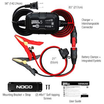 Redresor Noco Genius 5 6V / 12V 5A pentru acumulatori maxim 120A Plumb-Acid Redresor Noco Genius 5 6V / 12V 5A pentru acumulatori maxim 120A Plumb-Acid