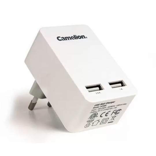 Alimentator de la retea 230V la 2 x USB 1 x 1A 1 x 2,4A