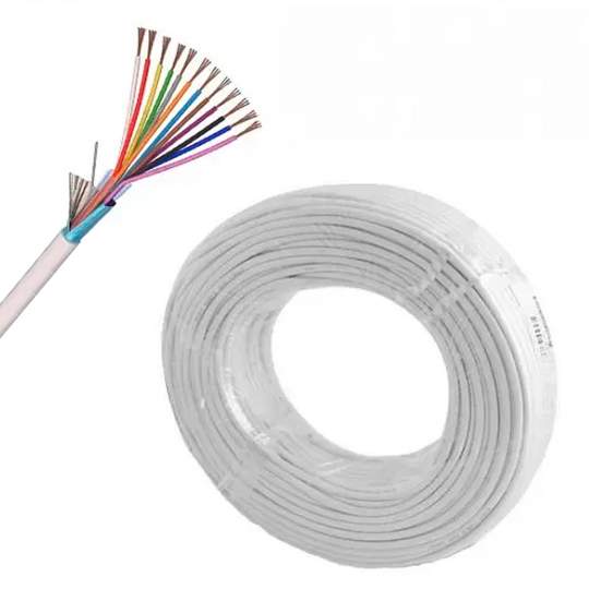 Cablu alarma 12 fire multifilare ecranate + fir masa CU 12 x 0,22mm rola 100 metri Cablu alarma 12 fire multifilare ecranate + fir masa CU 12 x 0,22mm rola 100 metri