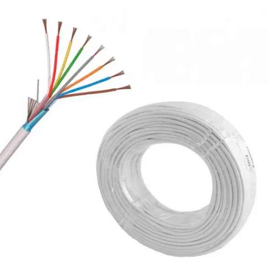 Cablu alarma 8 fire multifilare ecranate + fir masa CCA 8 x 0,22mm rola 100 metri Cablu alarma 8 fire multifilare ecranate + fir masa CCA 8 x 0,22mm rola 100 metri