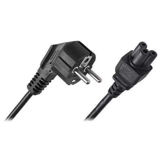 Cablu alimentare alimentator laptop schuko tata la IEC C5 tata 1,2 metri Cablu alimentare alimentator laptop schuko tata la IEC C5 tata 1,2 metri