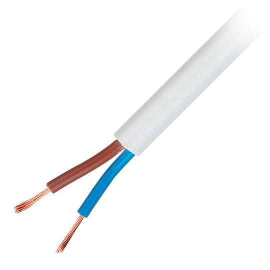 Cablu bifilar dubluizolat 2 x 1 mm MYYUP, rola 100 metri
