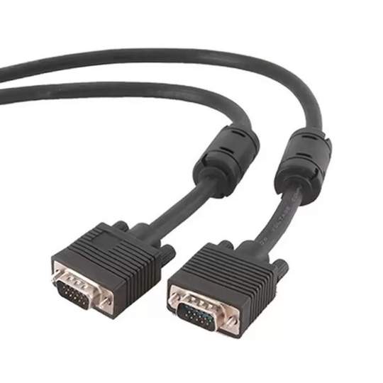 Cablu calculator - monitor VGA tata la VGA tata 15 pini 5 metri Cablu calculator - monitor VGA tata la VGA tata 15 pini 5 metri