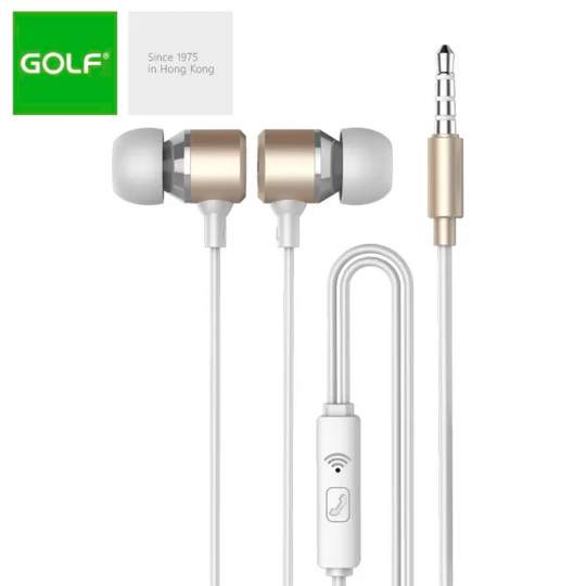 Casca digital stereo + microfon Golf M20 auriu
