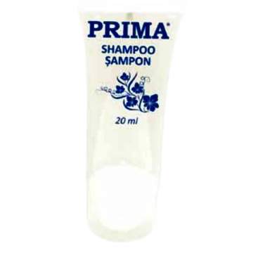 Sampon de hotel, 20ml, perlat, ambalat in sticluta de plastic, aroma de lamaie (1 bucata)