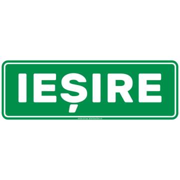 Indicator autocolant - Iesire - 297x105