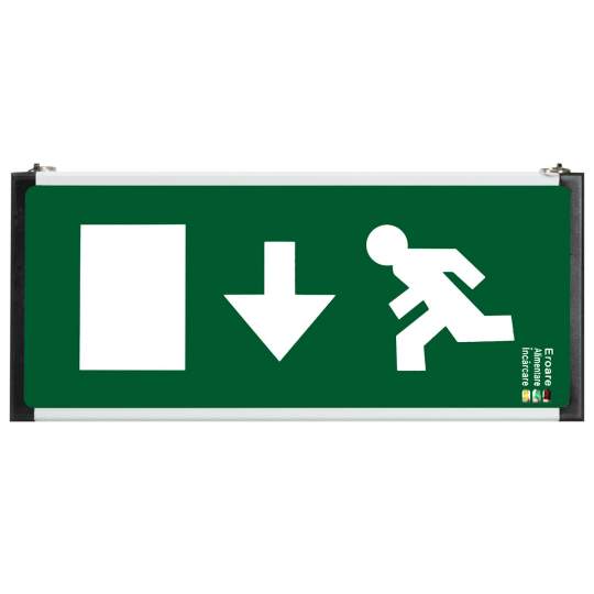 Lampa Exit Jos 2W LED (1 bucata)