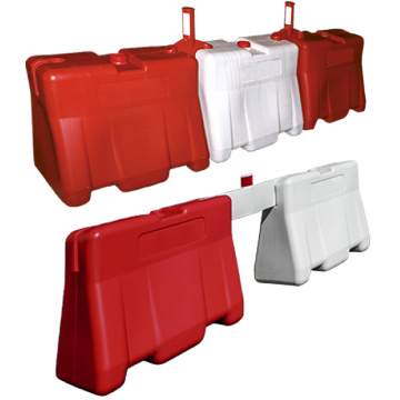 Parapet lestabil material plastic alb (1 bucata)