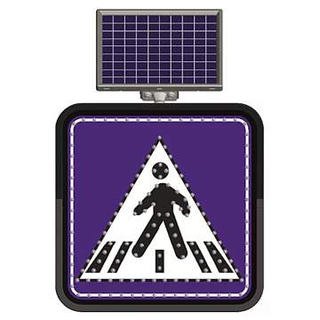 Indicator rutier cu sistem solar si leduri pentru semnalizararea trecerilor de pietoni
(1 bucata)