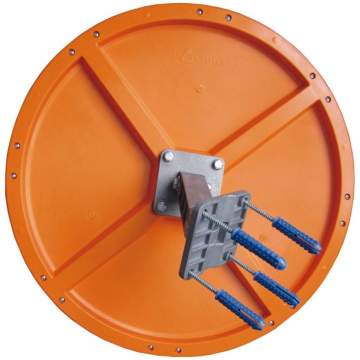 Oglinda trafic rutier circulara convexa de 60 cm cu sistem de prindere