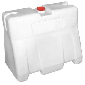 Parapet lestabil material plastic alb (1 bucata)