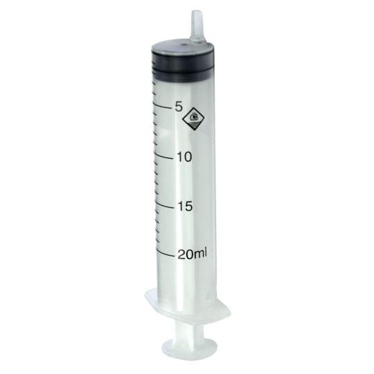 Seringi 20 ml din 3 parti, piston alb, ac 21G, 0.8 x 40mm, luer-lock Dr. Mayer (50 bucati)