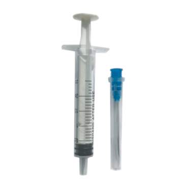 Seringi 2ml ac albastru 23G Luer Slip, unica folosinta, sterile - Dr. Mayer (100 bucati)