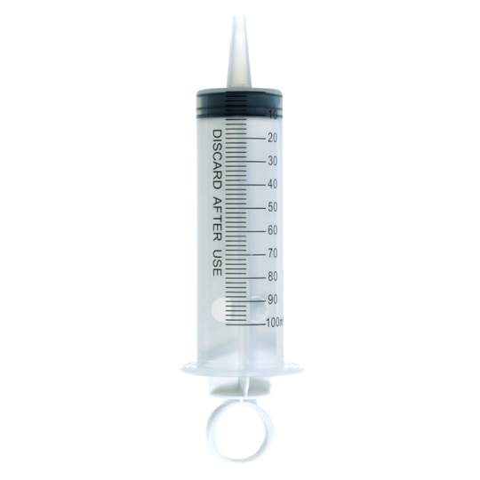 Seringi Guyon 100 ml, pentru alimentatie, aspiratie sau irigatie, fara ac, sterile (10 bucati)