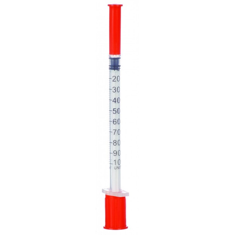 Seringi insulina 1 ml AC FIX 29G piston cauciuc, 3 componente (100 bucati)