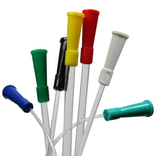 Sonda uretrala Nelaton pentru drenajul vezicii urinare, 40cm, adulti CH/FR 06, 08, 10, 12, 14, 16, 18, 20, 22, 24 (100 bucati)