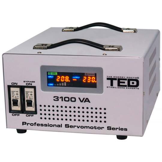 Stabilizator retea maxim 3100VA-SVC-servomotor TED000163 Stabilizator retea maxim 3100VA-SVC-servomotor TED000163