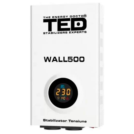 Stabilizator retea maxim 500VA-AVR LCD 2 iesiri schuko WALL TED0022174 Stabilizator retea maxim 500VA-AVR LCD 2 iesiri schuko WALL TED0022174