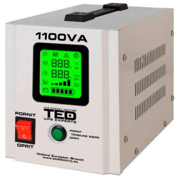 UPS 1100VA/700W runtime extins TED000323