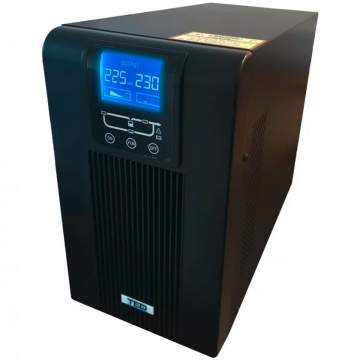 UPS1600W/1050W-stabilizator online dubla conversie 3 iesiri schuko TED001641