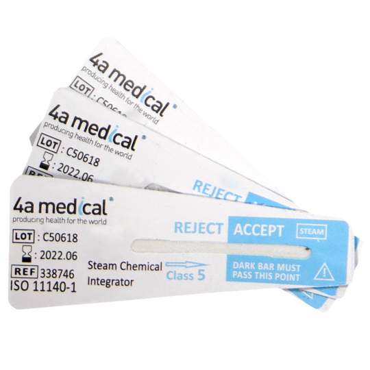 Test Helix verificare capacitate sterilizare autoclav, tub silicon si 250 stripuri indicatori abur (1 bucata)