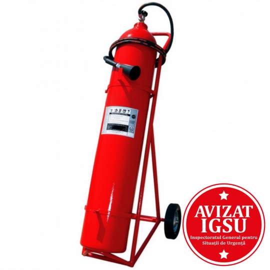 Stingator G10 cu CO2, transportabil cu roti