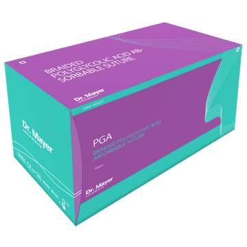 Fire sutura PGA Premium Resorb 4-0 Cu Ac De 20mm 1/2 Triunghiular, 12 fire - Dr Mayer