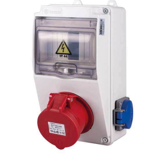 Tablou sigurante 1P (5x16A) 380V + 2P (1x16A) 220V IP44 Tablou sigurante 1P (5x16A) 380V + 2P (1x16A) 220V IP44