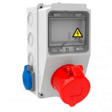 Tablou Sigurante 1P (5x32A) 380V + 2P (1x16A) 220V IP44