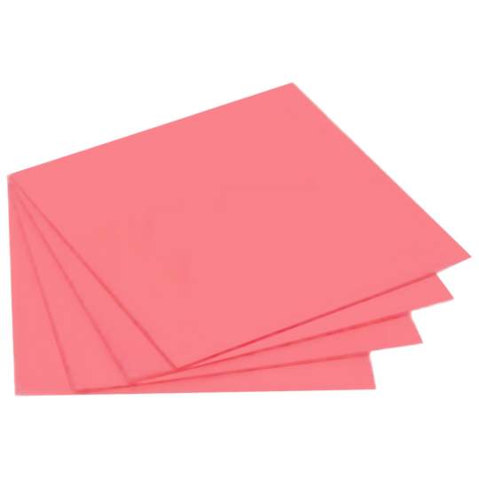 Placi de baza fotopolimerizabile roz (50 bucati)