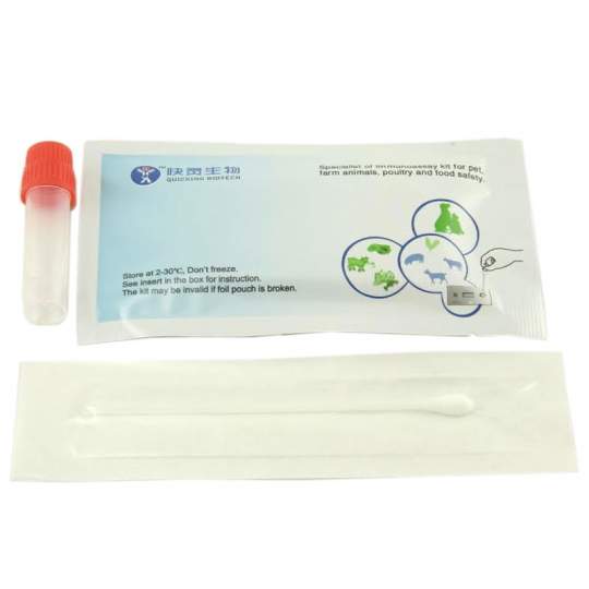 Test Rapid Parvoviroza (CPV) - detectarea infectiei cu parvovirus in fecale, antigen, caseta (1 bucata)