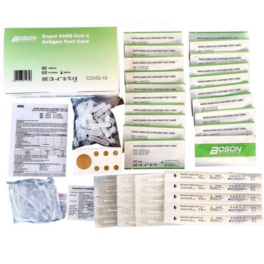 Set 20 teste rapide Covid-19 antigen nazal Boston HSC Set 20 teste rapide Covid-19 antigen nazal Boston HSC