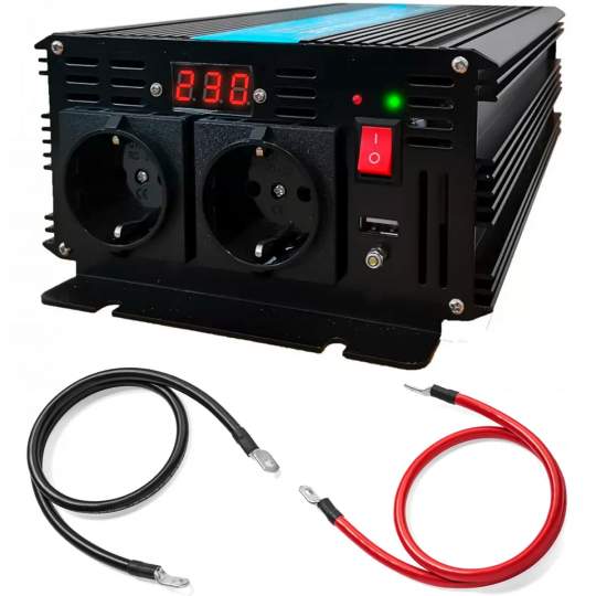 Convertor de la 12V la 230V 2500W unda sinusoidala pura TED000392