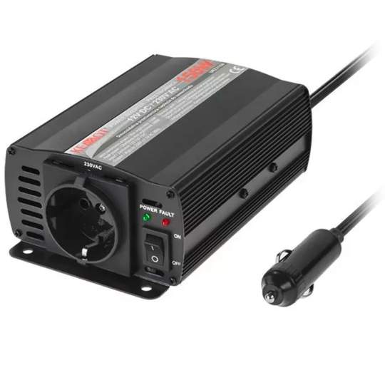 Invertor Kemot de la 12V la 220-230V 150W unda sinusoidala modificata 1 iesire schuko Invertor Kemot de la 12V la 220-230V 150W unda sinusoidala modificata 1 iesire schuko