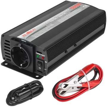 Invertor Kemot de la 12V la 220-230V 500W unda sinusoidala modificata 1 iesire schuko