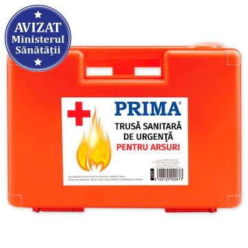 Trusa de prim ajutor pentru arsuri, kit medical de urgenta certificat, profesional si portabil (1 bucata)