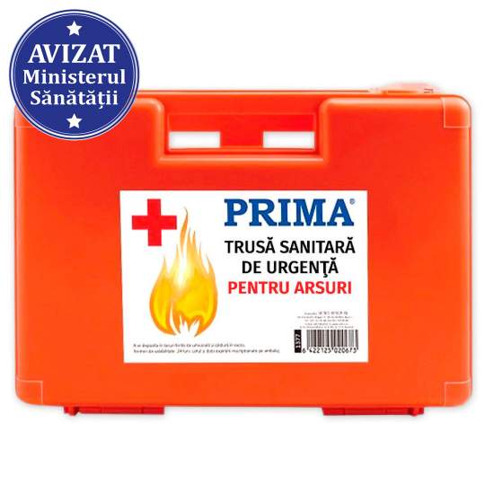 Trusa de prim ajutor pentru arsuri, kit medical de urgenta certificat, profesional si portabil (1 bucata) Trusa de prim ajutor pentru arsuri, kit medical de urgenta certificat, profesional si portabil (1 bucata)