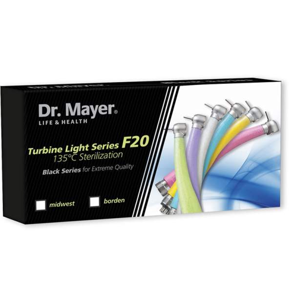 Turbina colorata F20 blue Dr.Mayer - BORDEN / MIDWEST