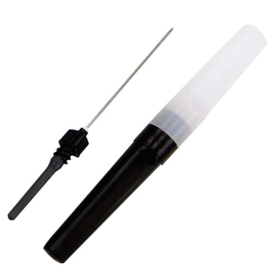 Ace vacutainer prelevare sange, 22Gx1 1/2 inch (0.7x38mm), negre, sterile (100 bucati) Ace vacutainer prelevare sange, 22Gx1 1/2 inch (0.7x38mm), negre, sterile (100 bucati)