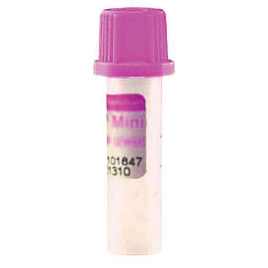 Microtainer hematologie capac violet, cu anticoagulant K3 EDTA, volum aspiratie 0.5 ml, steril (50 bucati) Microtainer hematologie capac violet, cu anticoagulant K3 EDTA, volum aspiratie 0.5 ml, steril (50 bucati)