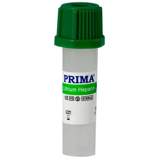 Microtainer cu Lithiu Heparina Capac Verde, volum aspiratie 0.5 ml, tub PET, 50 bucati Microtainer cu Lithiu Heparina Capac Verde, volum aspiratie 0.5 ml, tub PET, 50 bucati