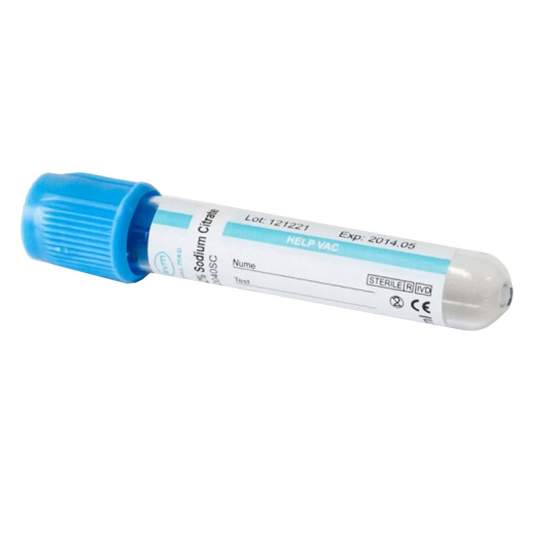 Vacutainer coagulare 2 ml capac albastru 3.2% Na Citrate tub PET steril (100 bucati) Vacutainer coagulare 2 ml capac albastru 3.2% Na Citrate tub PET steril (100 bucati)