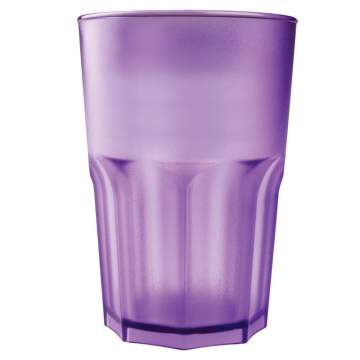 Pahar granity, incasabil, reutilizabil, acrilonitril stiren (SAN), 425ml lila (1 buc.)