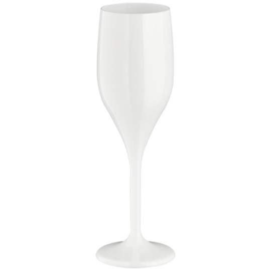 Pahar sampanie, incasabil, reutilizabil, acrilonitril stiren (SAN), 150ml alb (1 buc.)