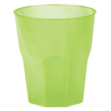 Pahar cocktail incasabil, reutilizabil, polipropilena (PP), 310ml verde (1 buc.)